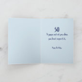 De Hond van Morkie Kaart van 50 Verjaardag van de (Binnen)