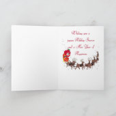 De Hond van Shih Tzu van Kerstmis Feestdagen Kaart (Binnen)