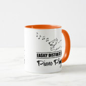 De hond wordt gemakkelijk verstoord door pianospel mok (Voorkant rechts)