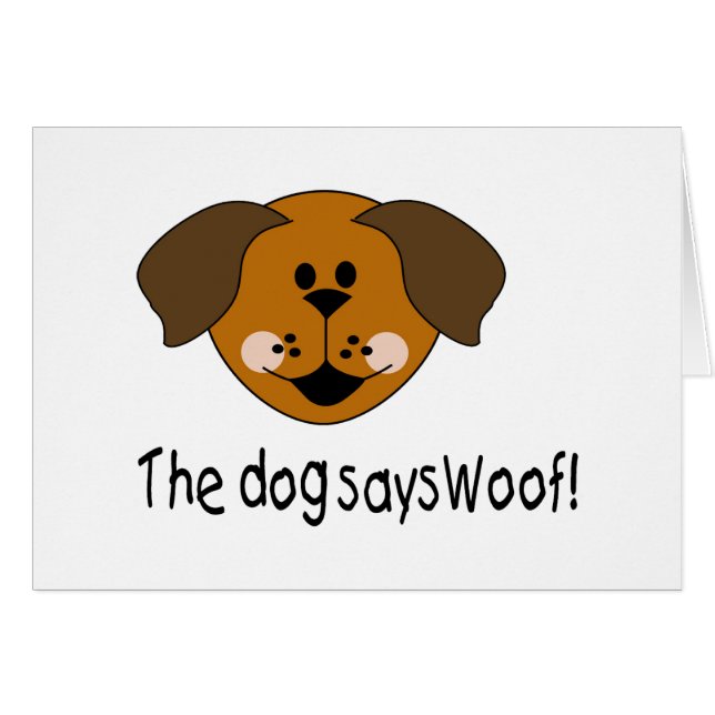 De hond zegt wof (Voorkant Horizontaal)