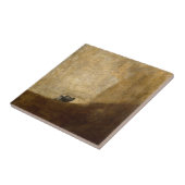 De hond (Zwarte Schilderijen) door Francisco Goya Tegeltje (Zijkant)