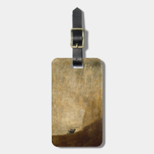 De hond (zwarte schilderijen) van Francisco Goya 1 Bagagelabel