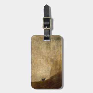 De hond (zwarte schilderijen) van Francisco Goya 1 Bagagelabel