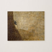 De hond (zwarte schilderijen) van Francisco Goya 1 Legpuzzel (Horizontaal)