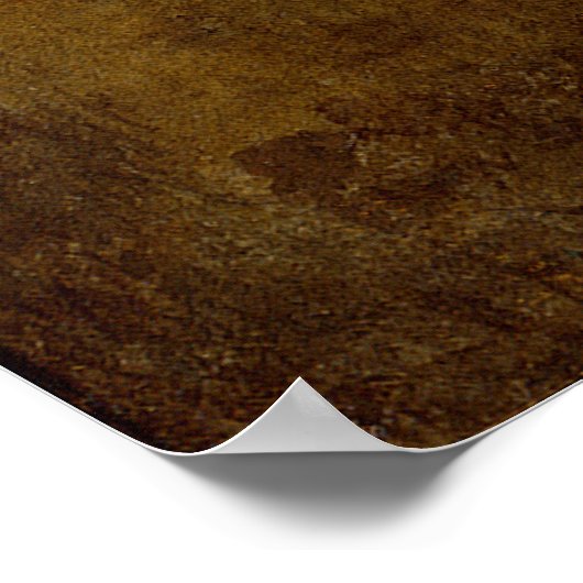 De hond (zwarte schilderijen) van Francisco Goya 1 Poster (Hoek)