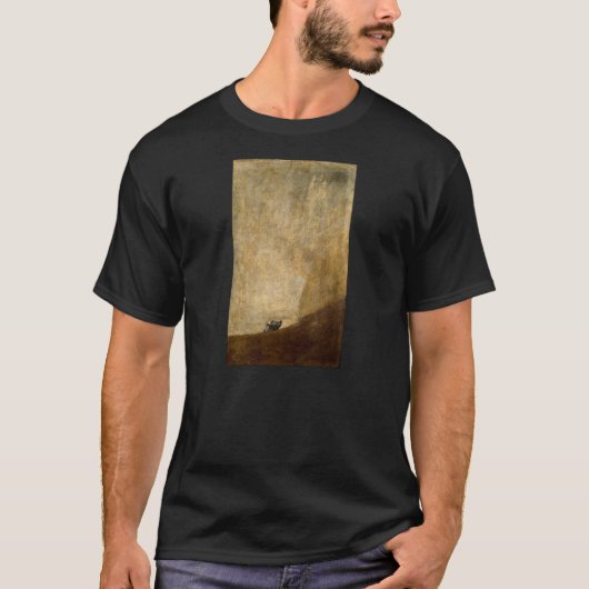 De hond (zwarte schilderijen) van Francisco Goya 1 T-shirt (Voorkant)