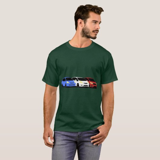 De Honda Fit T-shirt (Voorkant volledig)