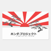 De Honda Project sticker (Voorkant)