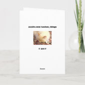 De honden gaan voor het betalen kaart (Achterkant)