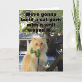 De honden gaan voor het betalen kaart
