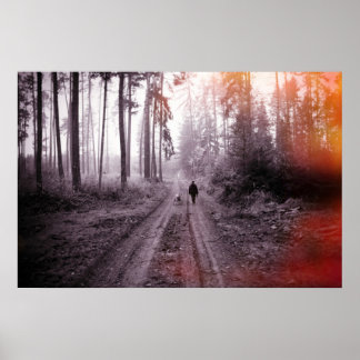 de honden lopen poster