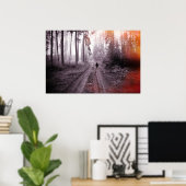 de honden lopen poster (Thuiskantoor)