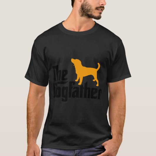 De honden vader beagle grappig idee T-shirts (Voorkant)