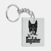 De Honden Vader en Honden Papa Sleutelhanger (Voorkant Links)