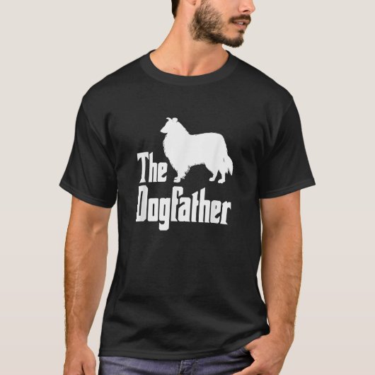 De honden vader grappig hond cadeau grappige Rough T-shirt (Voorkant)
