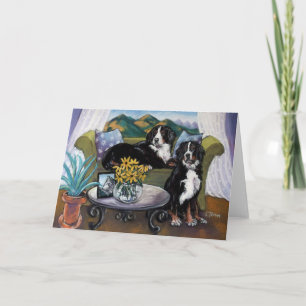 De Honden van de Berg van Bernese Kaart