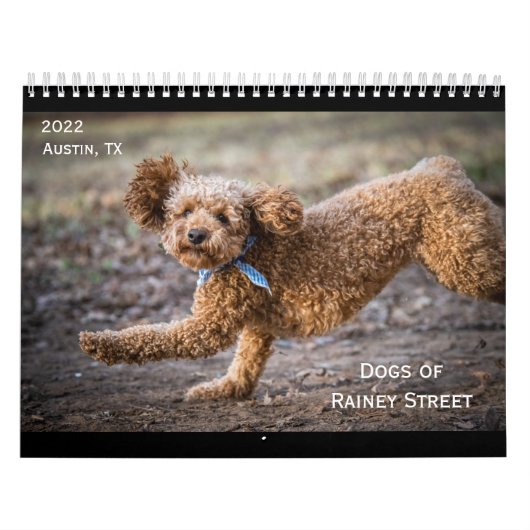 De honden van Rainey Street Calendar Kalender (Hoes)