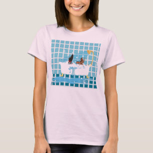De honden wassen t-shirt