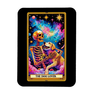 De Hondenliefhebber Tarot Kaart magneet