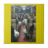 De hondentrein tegeltje (Voorkant)