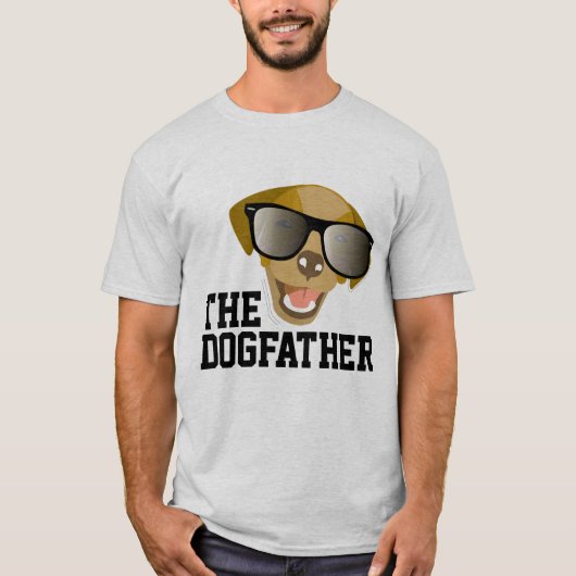 DE HONDENVADER GRAPPIGE HONDENVADER T-SHIRTS HEREN (Voorkant)
