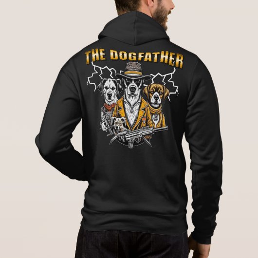 De hondenvader hoodie (Achterkant)