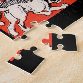 de hondenwandelaar legpuzzel (Zijkant)