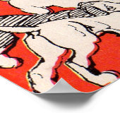 de hondenwandelaar poster (Hoek)