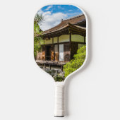 De hondo of de hoofdhal in Ginkaku-Ji, Kyoto Pickleball Paddle (Achterkant)