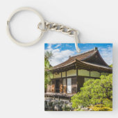 De hondo of de hoofdhal in Ginkaku-Ji, Kyoto Sleutelhanger (Voorkant)