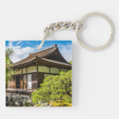 De hondo of de hoofdhal in Ginkaku-Ji, Kyoto Sleutelhanger (Achterkant)