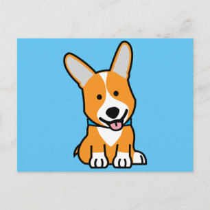 De hondpuppy van een hond gelukkige Pembroke Briefkaart