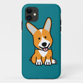 De hondpuppy van een hond gelukkige Pembroke Case-Mate iPhone Case