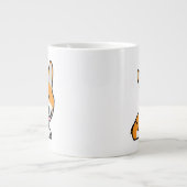 De hondpuppy van een hond gelukkige Pembroke Grote Koffiekop (Voorkant)