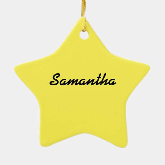 De hondpuppy van een hond gelukkige Pembroke Keramisch Ornament (Achterkant)