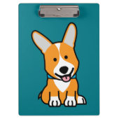 De hondpuppy van een hond gelukkige Pembroke Klembord (Voorkant)