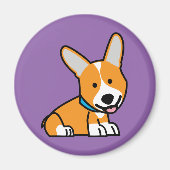 De hondpuppy van een hond gelukkige Pembroke Magneet (Voorkant)