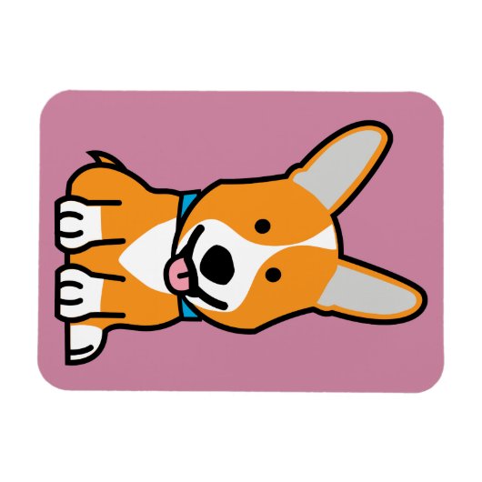 De hondpuppy van een hond gelukkige Pembroke Magneet (Horizontaal)