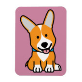 De hondpuppy van een hond gelukkige Pembroke Magneet (Verticaal)