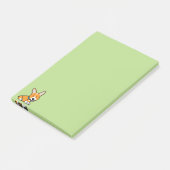 De hondpuppy van een hond gelukkige Pembroke Post-it® Notes (Schuin)