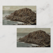 De Honeycombs. Giant's Causeway. Co. Antrim, Irel Visitekaartje (Voorkant / Achterkant)