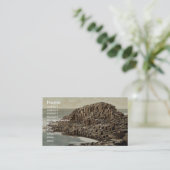 De Honeycombs. Giant's Causeway. Co. Antrim, Irel Visitekaartje (Staand voorkant)