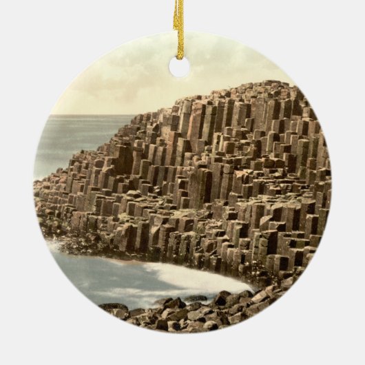 De Honeycombs, Giant's Causeway, Co Antrim Keramisch Ornament (Achterkant)