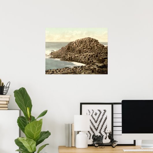 De Honeycombs, Giant's Causeway, County Antrim Poster (Thuiskantoor)