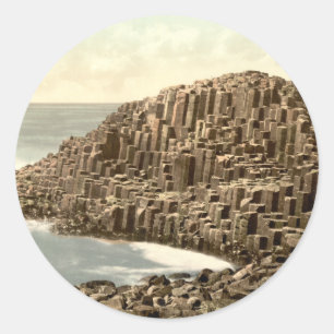 De Honeycombs, Giant's Causeway, County Antrim Ronde Sticker