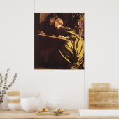 De Honeymoon van de schilder Poster (Keuken)