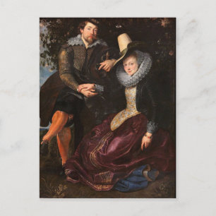 De Honeysuckle Bower van Peter Paul Rubens Postcar Briefkaart