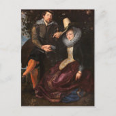 De Honeysuckle Bower van Peter Paul Rubens Postcar Briefkaart (Voorkant)