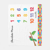 De Hongaarse derde pijler | Baby Maandelijkse mijl Fleece Deken (Voorkant)