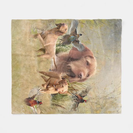 De Hongaarse Wirehaired Vizsla Fleece Deken (Voorkant (Horizontaal))